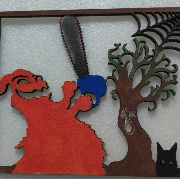 Oogy boogie wooden cutting out. - Picture 2 of 3
